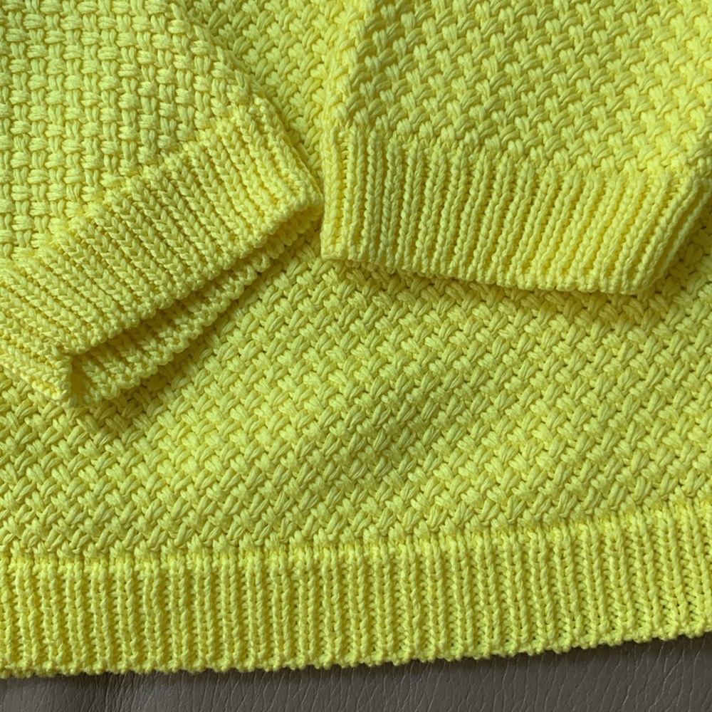 Yellow Ruffled Women's Sweater - Picture 5 of 6